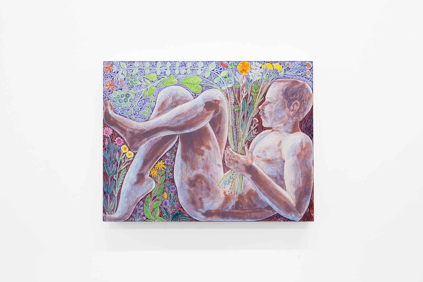 Bryan Rogers, Collected, 2026, Acrylic on panel, Huxley-Parlour
