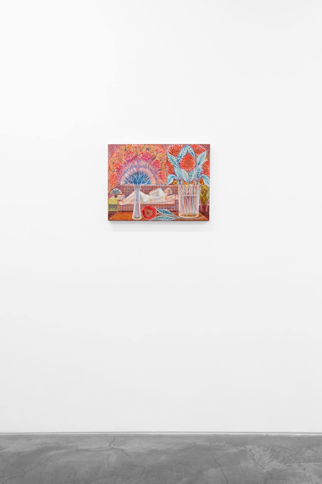 Bryan Rogers, Nap, 2026, Acrylic on panel, Huxley-Parlour