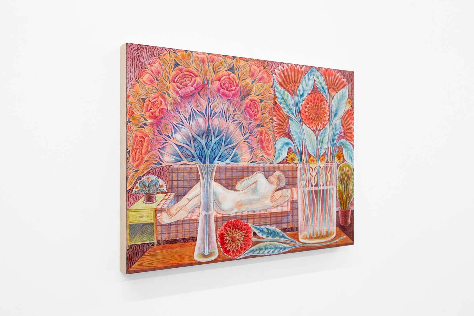 Bryan Rogers, Nap, 2026, Acrylic on panel, Huxley-Parlour
