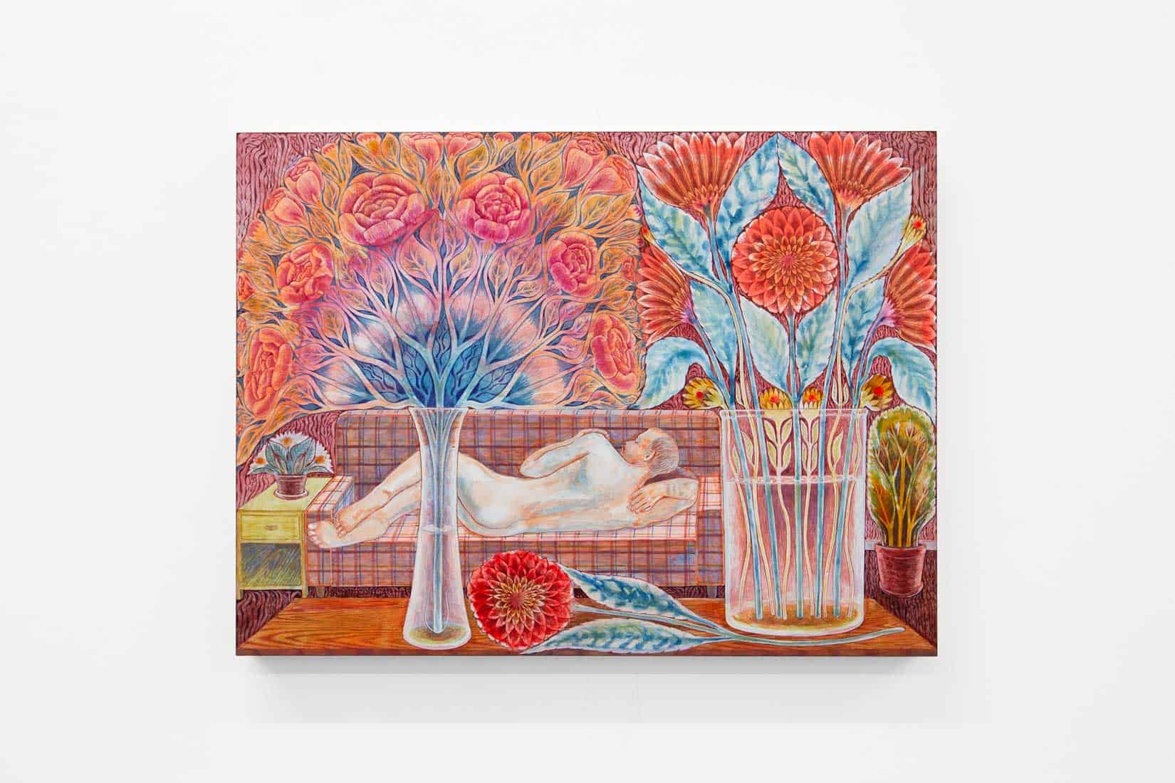 Bryan Rogers, Nap, 2026, Acrylic on panel, Huxley-Parlour