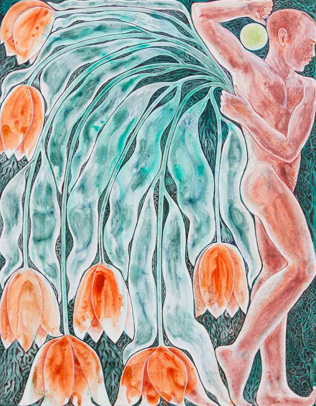 Bryan Rogers, Smell This, 2026, Acrylic on panel, Huxley-Parlour