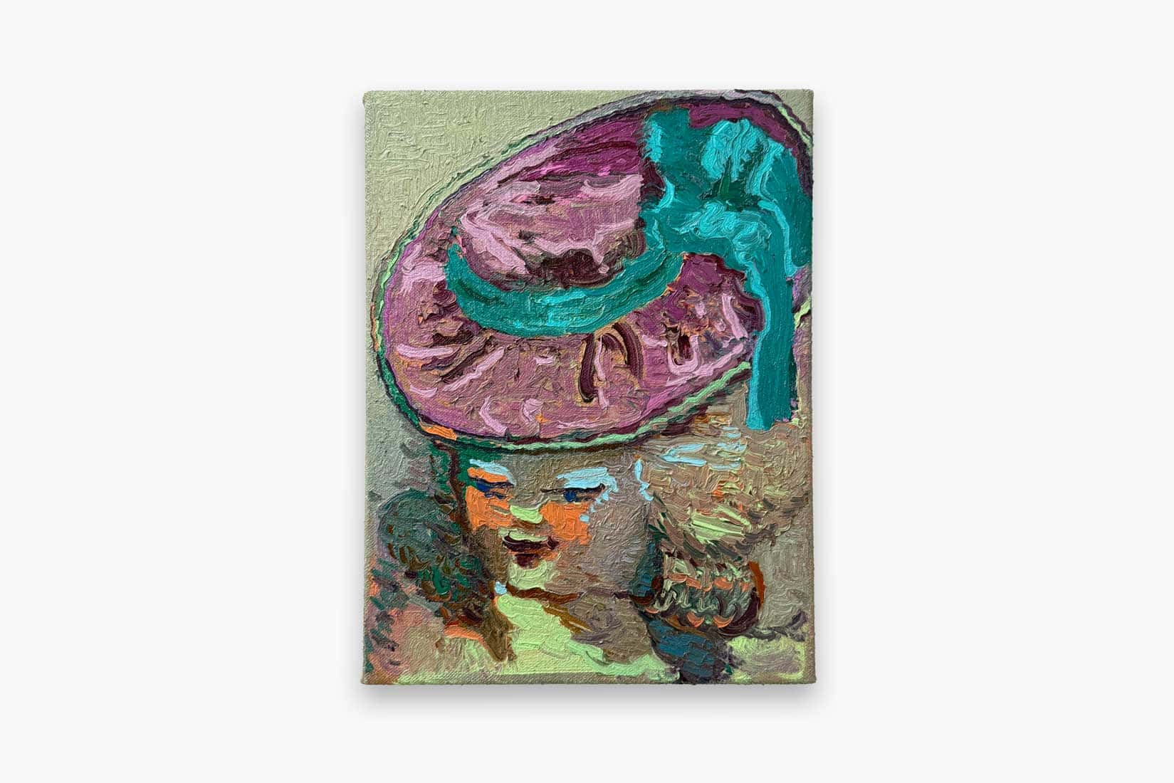 Delphine Hennelly, Lady with Hat, 2026, Huxley-Parlour