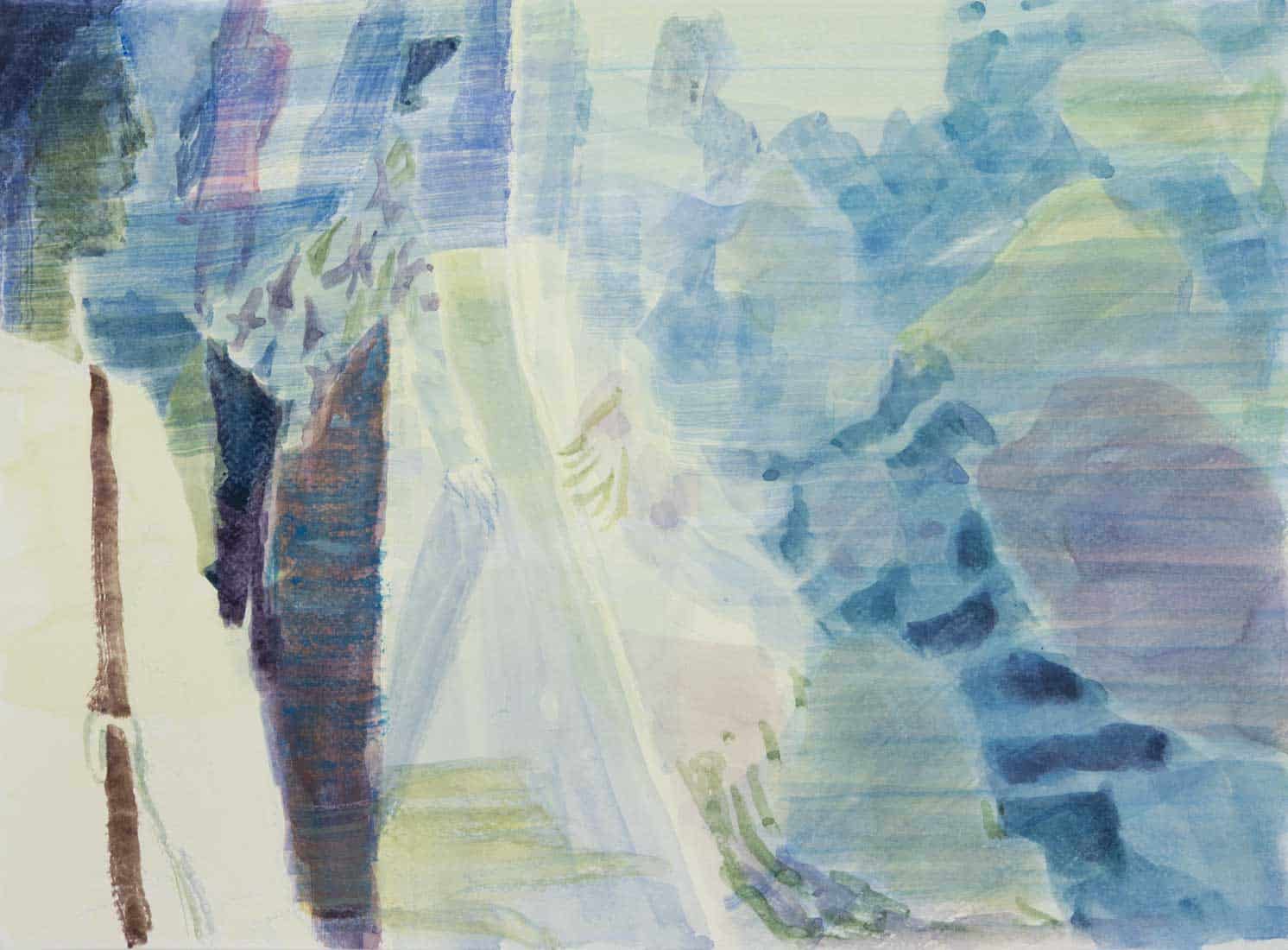 Yoora Lee, 63 Building Aquarium, 2025, Watercolour on paper, Huxley-Parlour