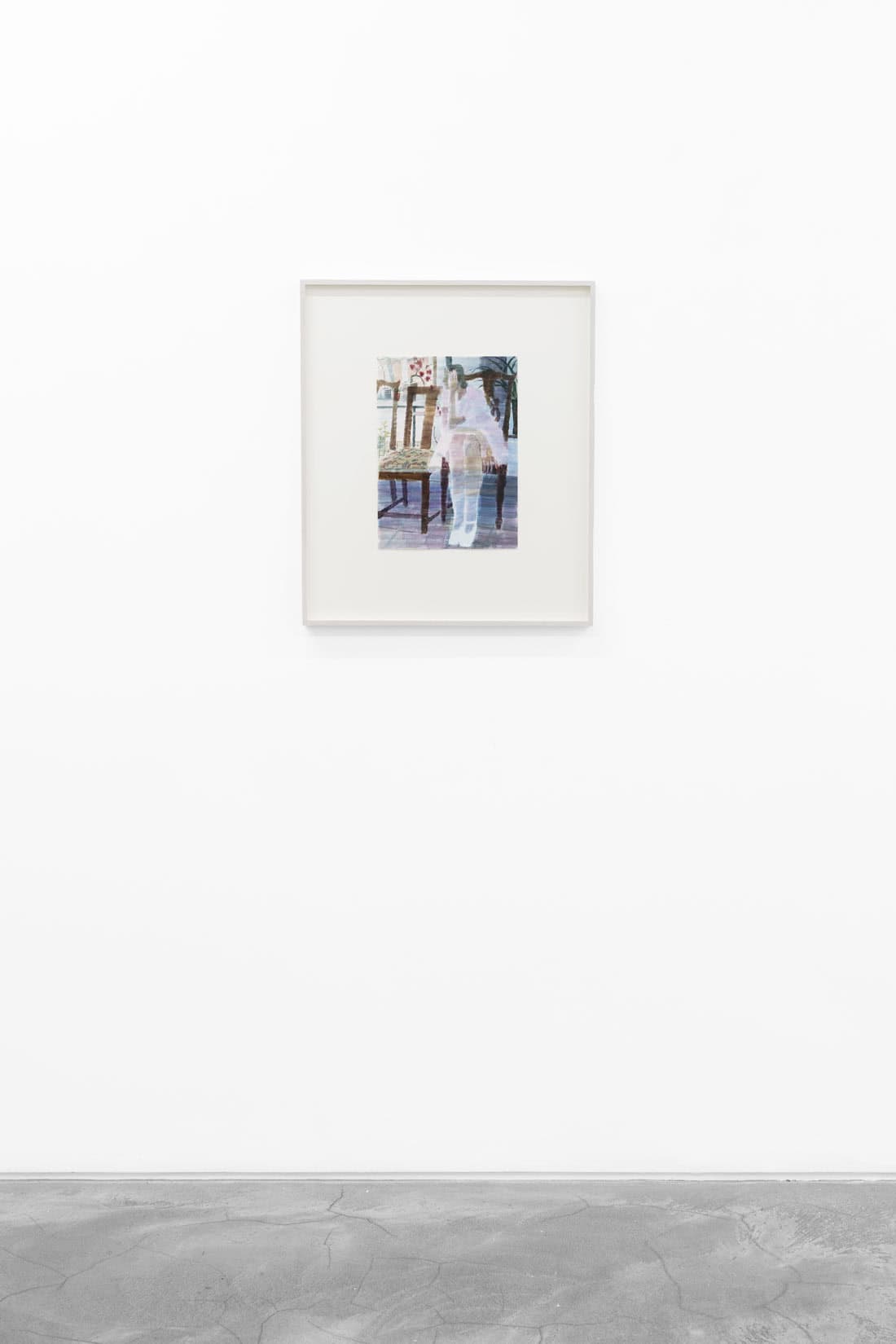 Yoora Lee, Grandma_s Chair, 2025, Watercolour on paper, Huxley-Parlour