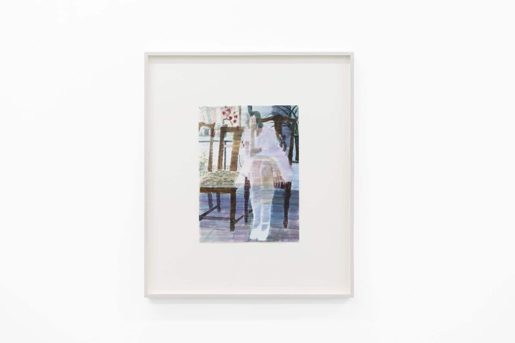 Yoora Lee, Grandma_s Chair, 2025, Watercolour on paper, Huxley-Parlour