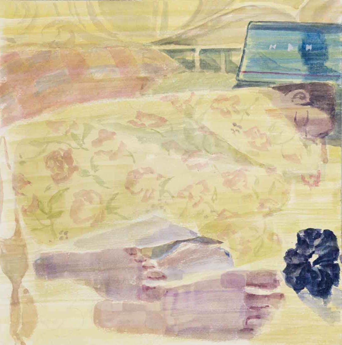 Yoora Lee, Not Yet Home, 2025, Watercolour on paper, Huxley-Parlour