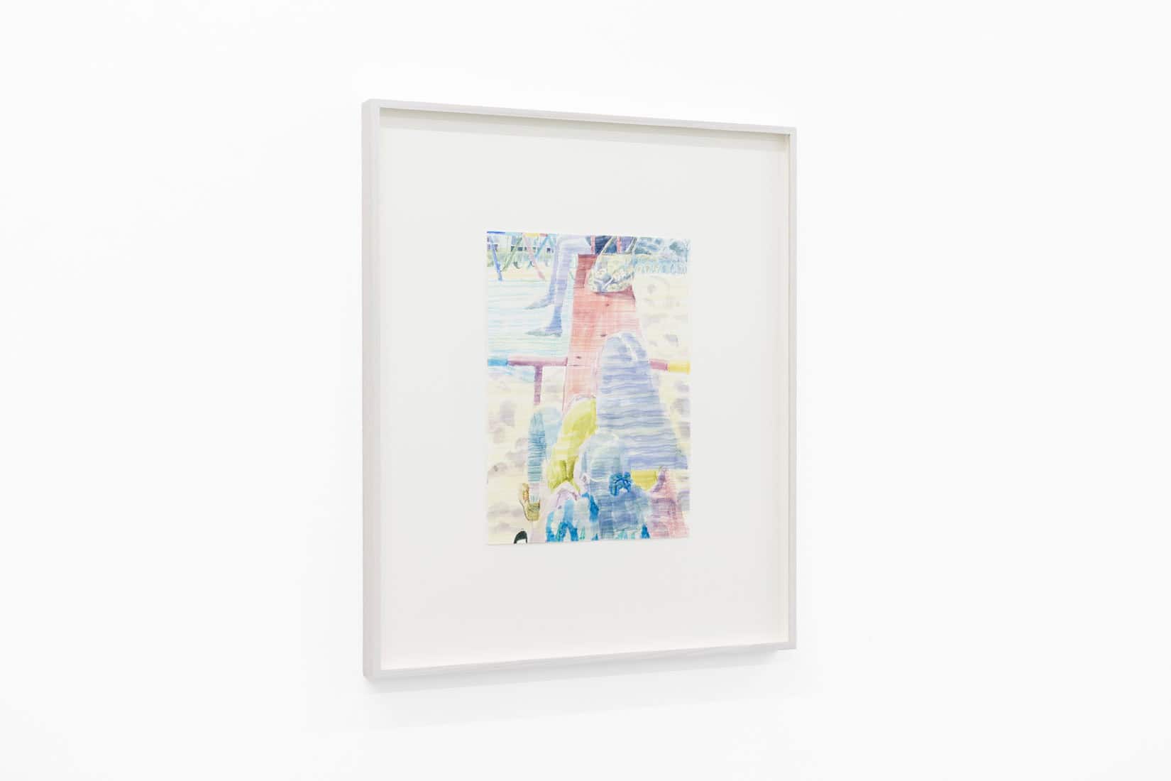 Yoora Lee, Seesaw, 2025, Watercolour on paper, Huxley-Parlour