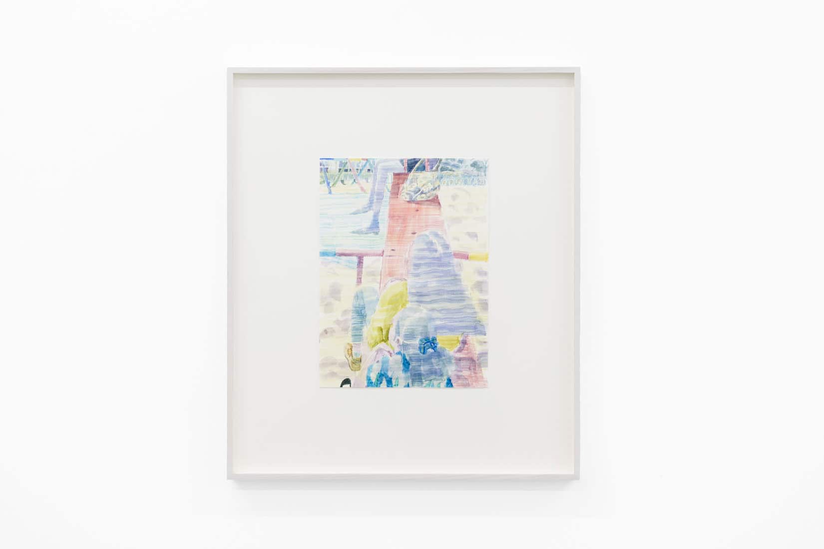 Yoora Lee, Seesaw, 2025, Watercolour on paper, Huxley-Parlour