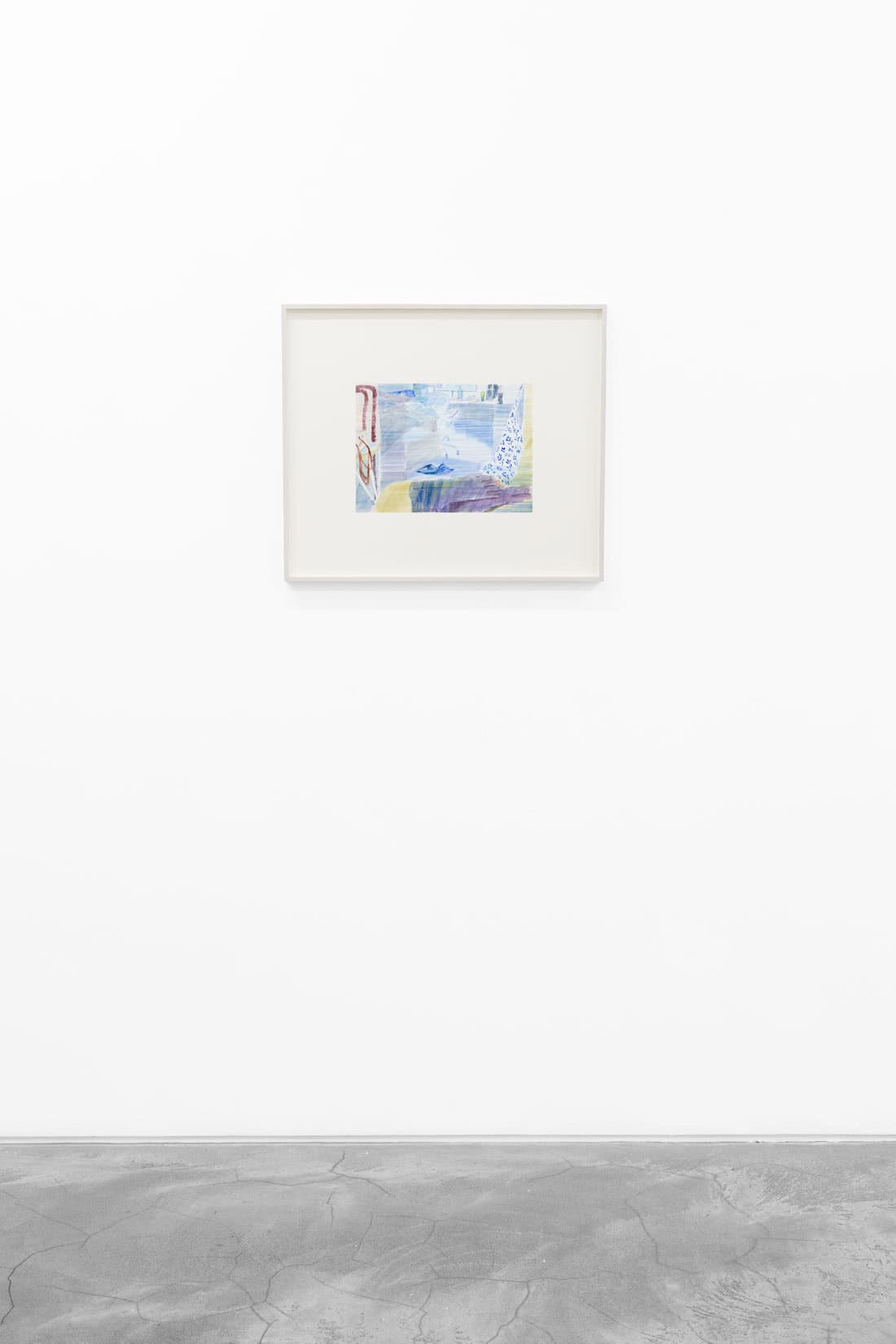 Yoora Lee, Shared Floor, 2025, Watercolour on paper, Huxley-Parlour