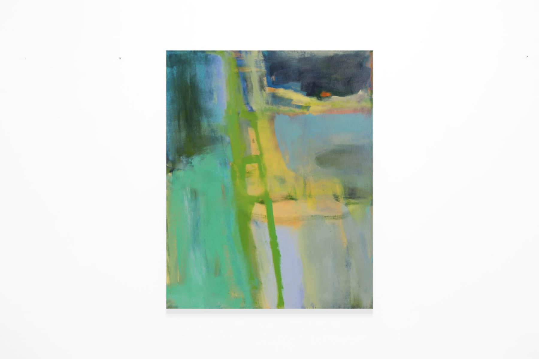 Catherine Long, Falling into you, 2025, Oil and oil bar on linen