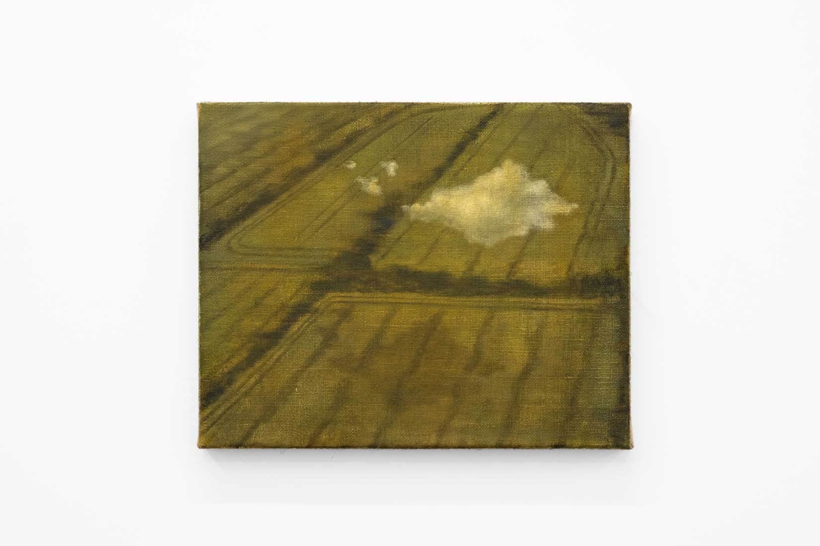 Megan Menzies, Hover, 2026, Oil on jute