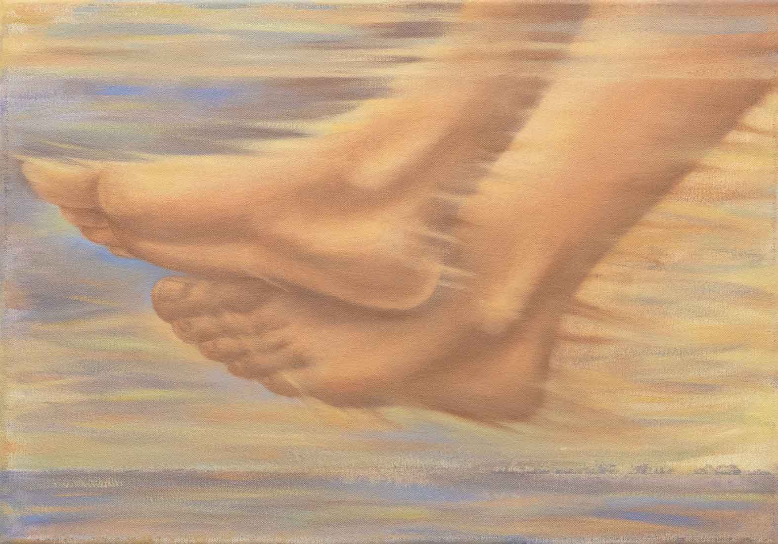 Megan Menzies, Balance, 2026, Oil on canvas