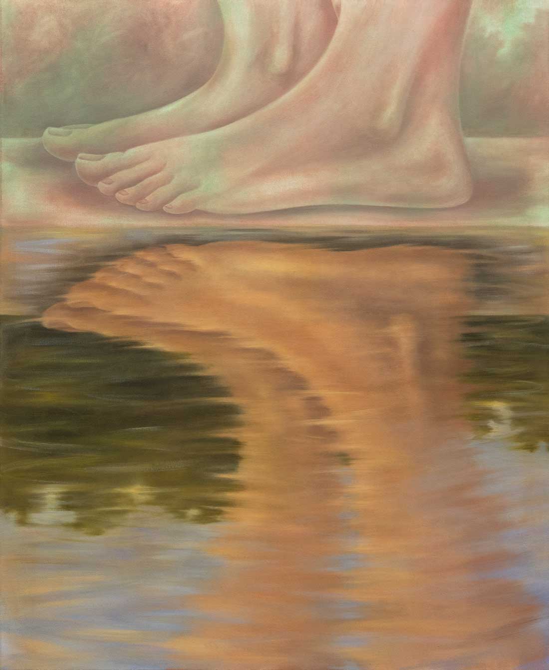 Megan Menzies, On Reflection, 2026, Oil on canvas