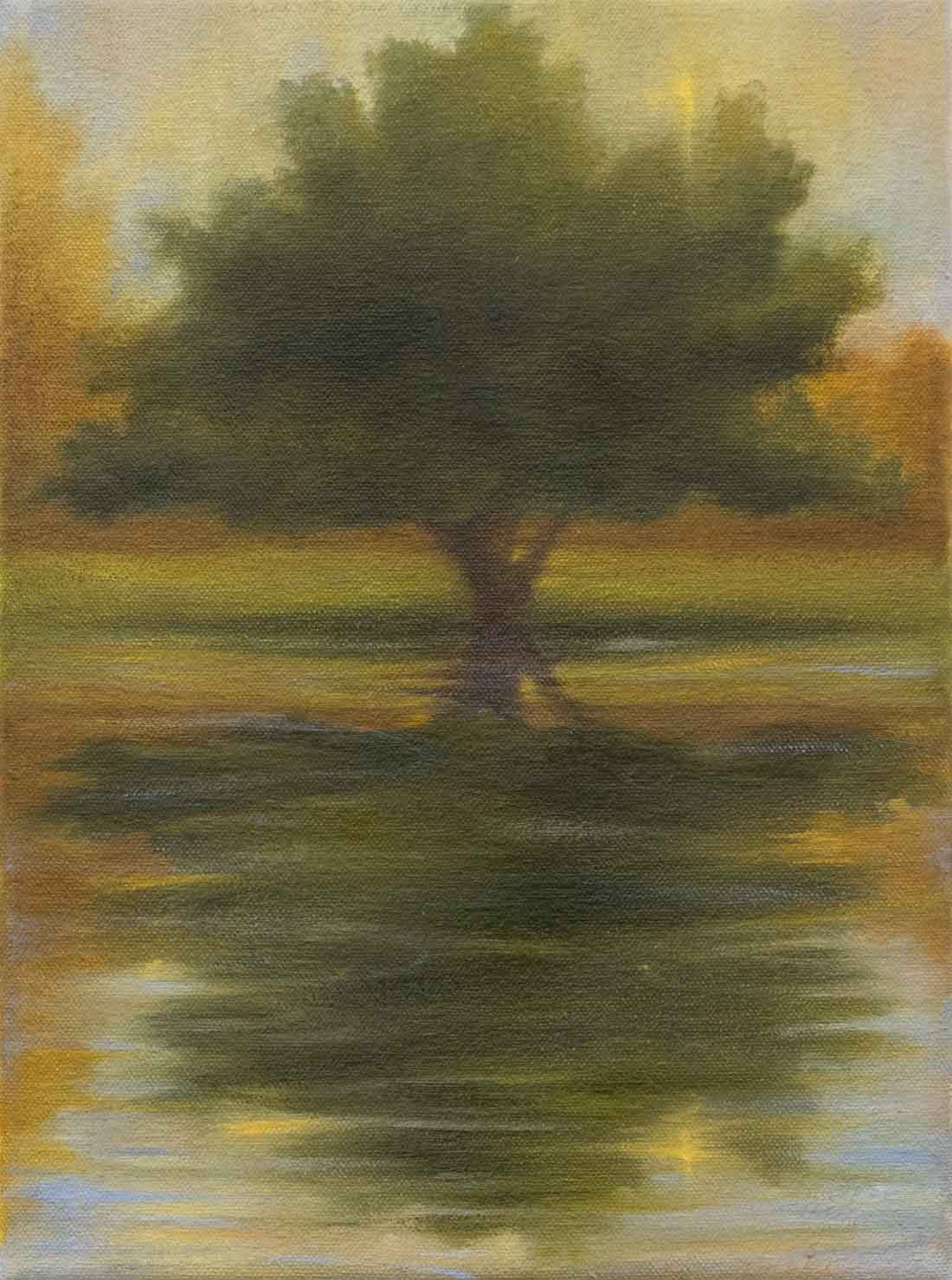 Megan Menzies, Thinking About Thinking, 2026, Oil on canvas