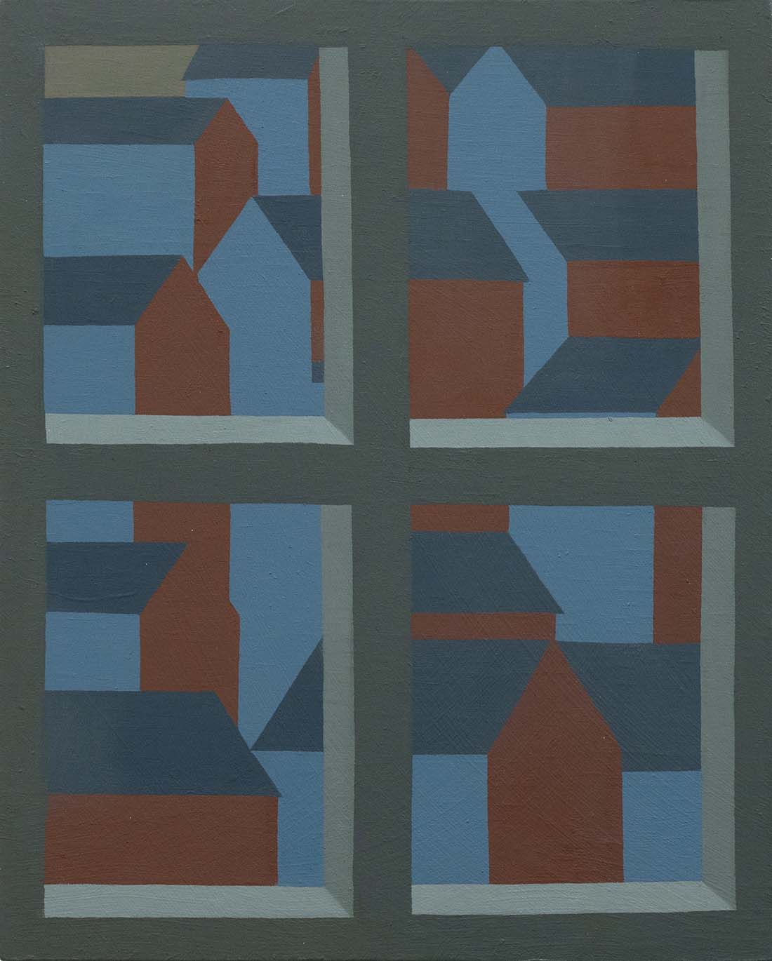 View, 2026, oil on panel, 10 x 8 x 1 inches