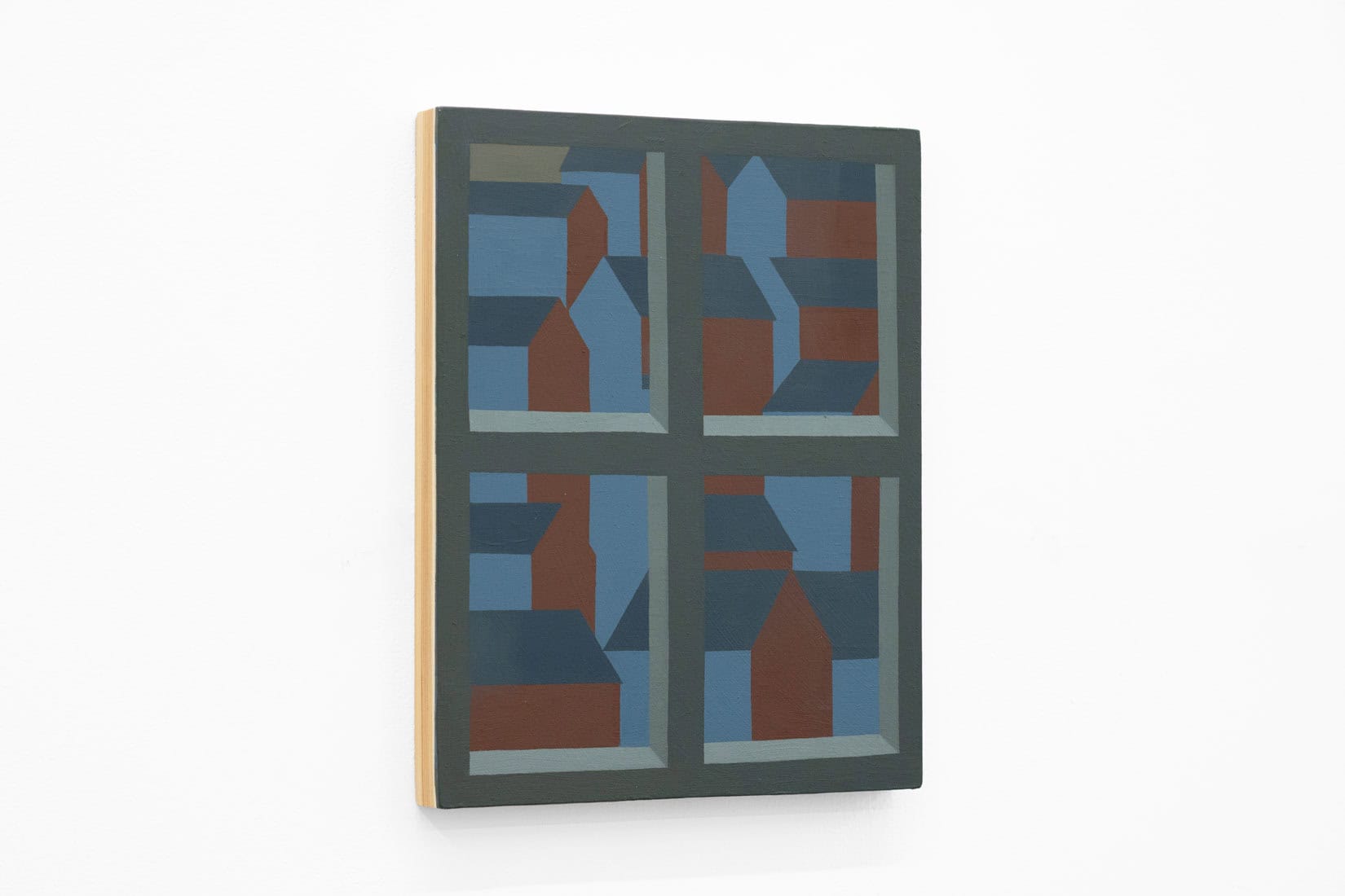 View, 2026, oil on panel, 10 x 8 x 1 inches