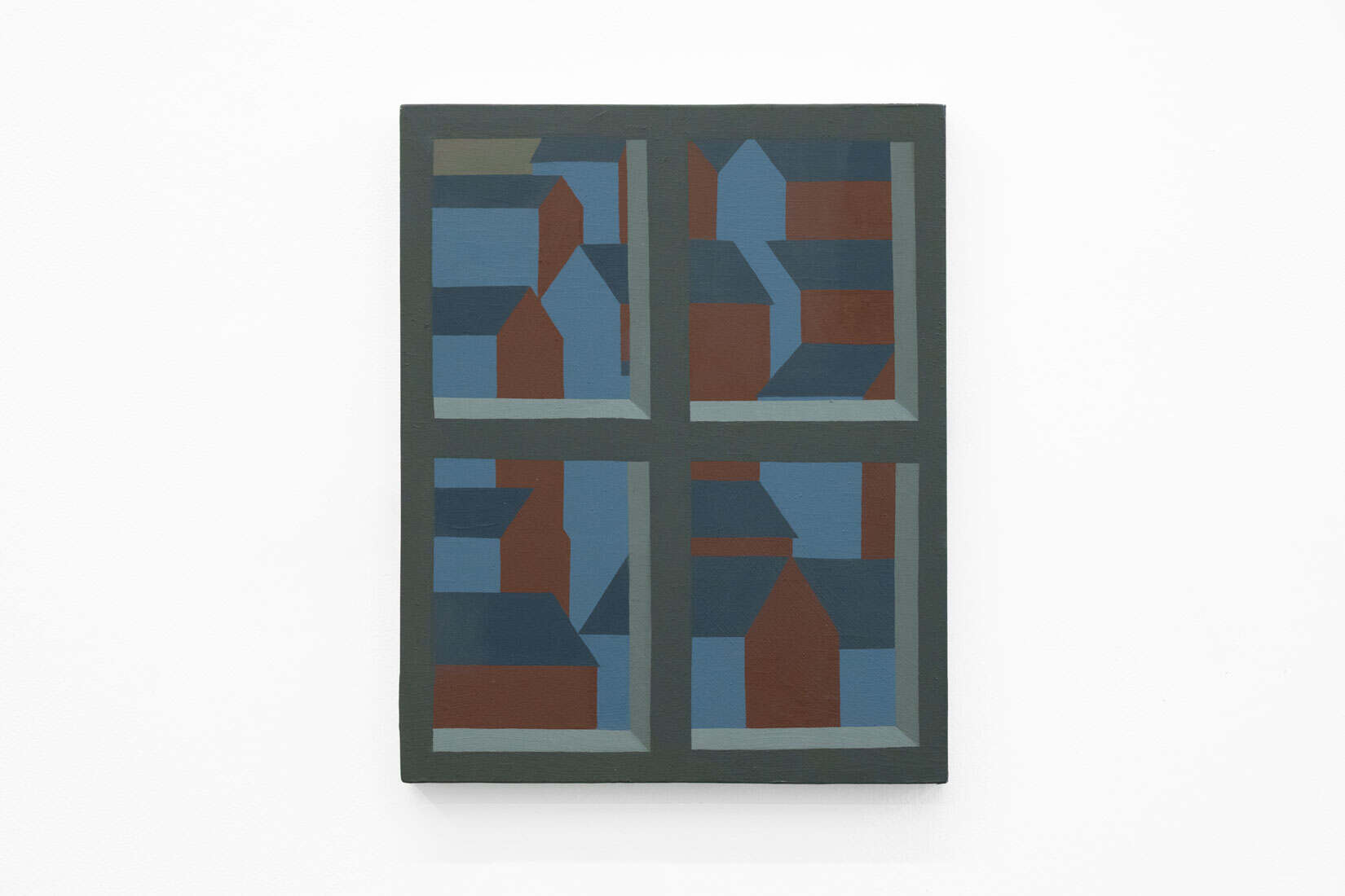 View, 2026, oil on panel, 10 x 8 x 1 inches