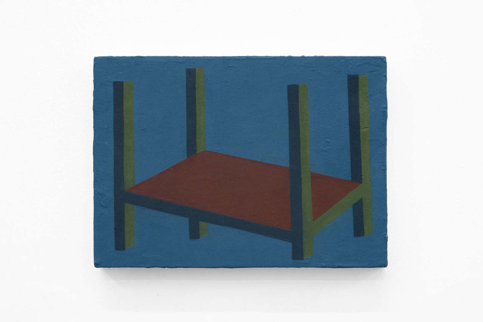 Nina Silverberg, Awake, oil on wood, 5 x 7 x 1 inches