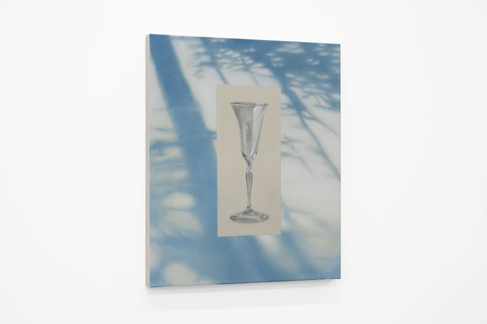 Mythra Schwartz, A Breeze Heard Only When Conversation Lapses, 2026, oil on canvas, Huxley-Parlour
