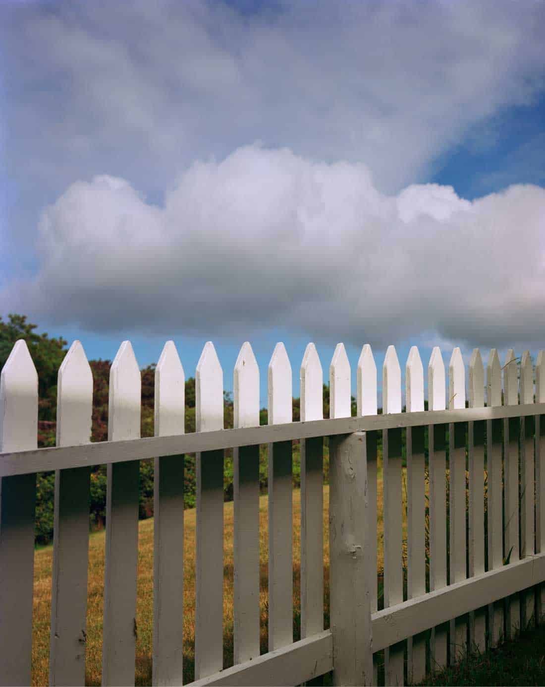 Joel Meyerowitz, Fence_Cloud, Truro, Massachussetts, 1976, Archival pigment print