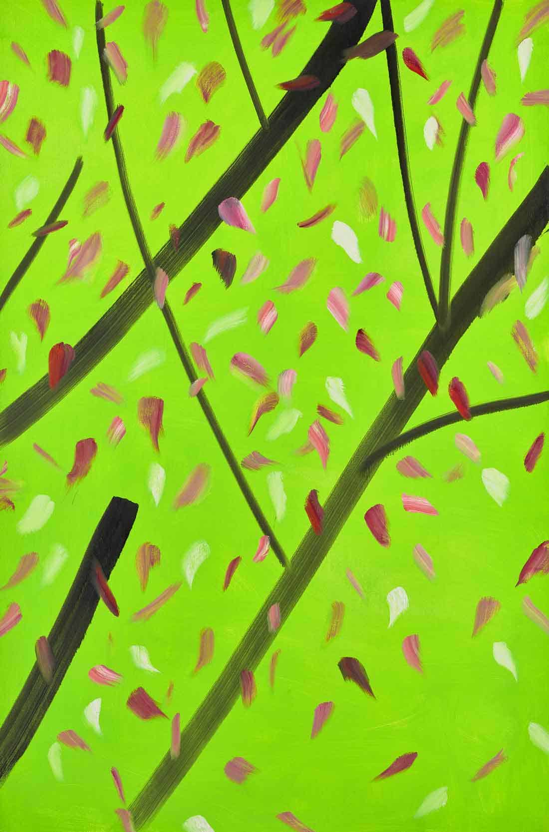 Alex-Katz,-Spring-5,-2023,-Oil-on-linen,-Huxley-Parlour