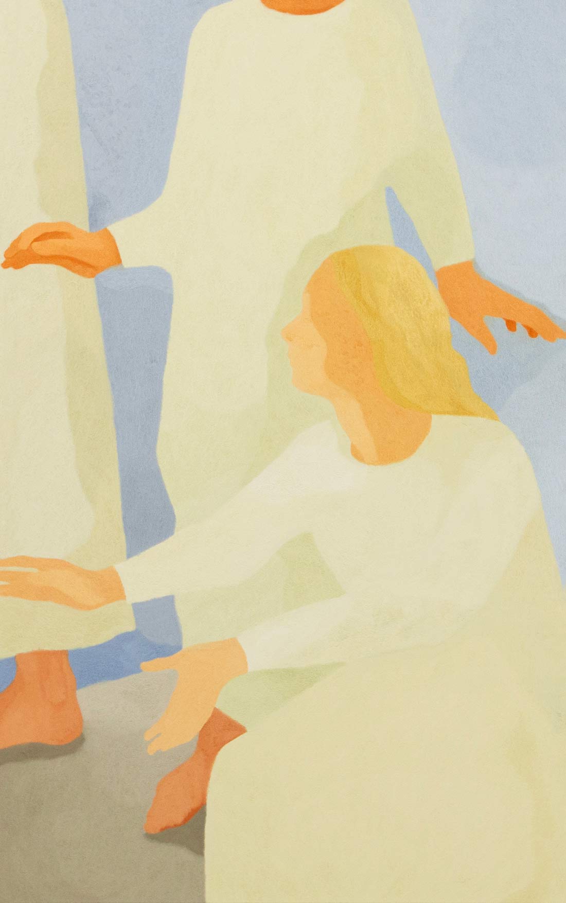 Catherine Repko, the child, 2026, Oil on canvas, Huxley-Parlour