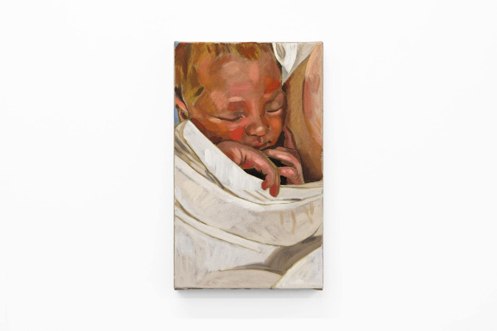 Cradled 2, 2026, Oil on linen, Huxley-Parlour