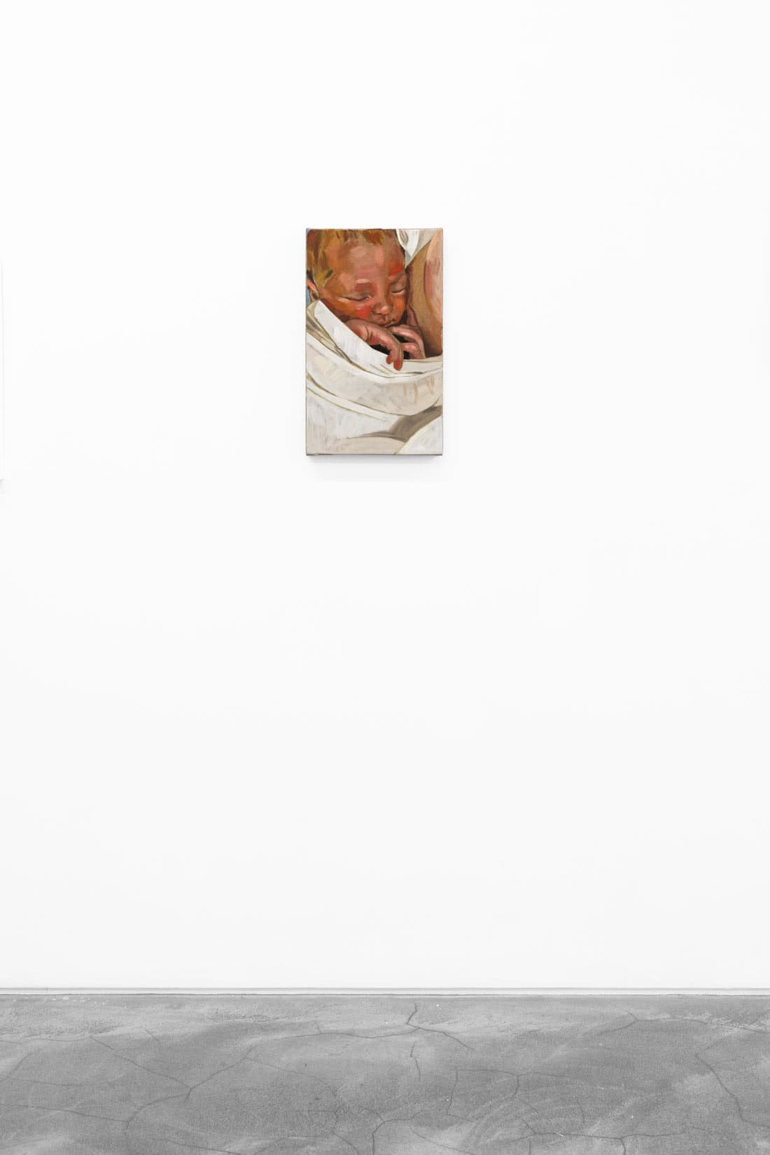 Cradled 2, 2026, Oil on linen, Huxley-Parlour