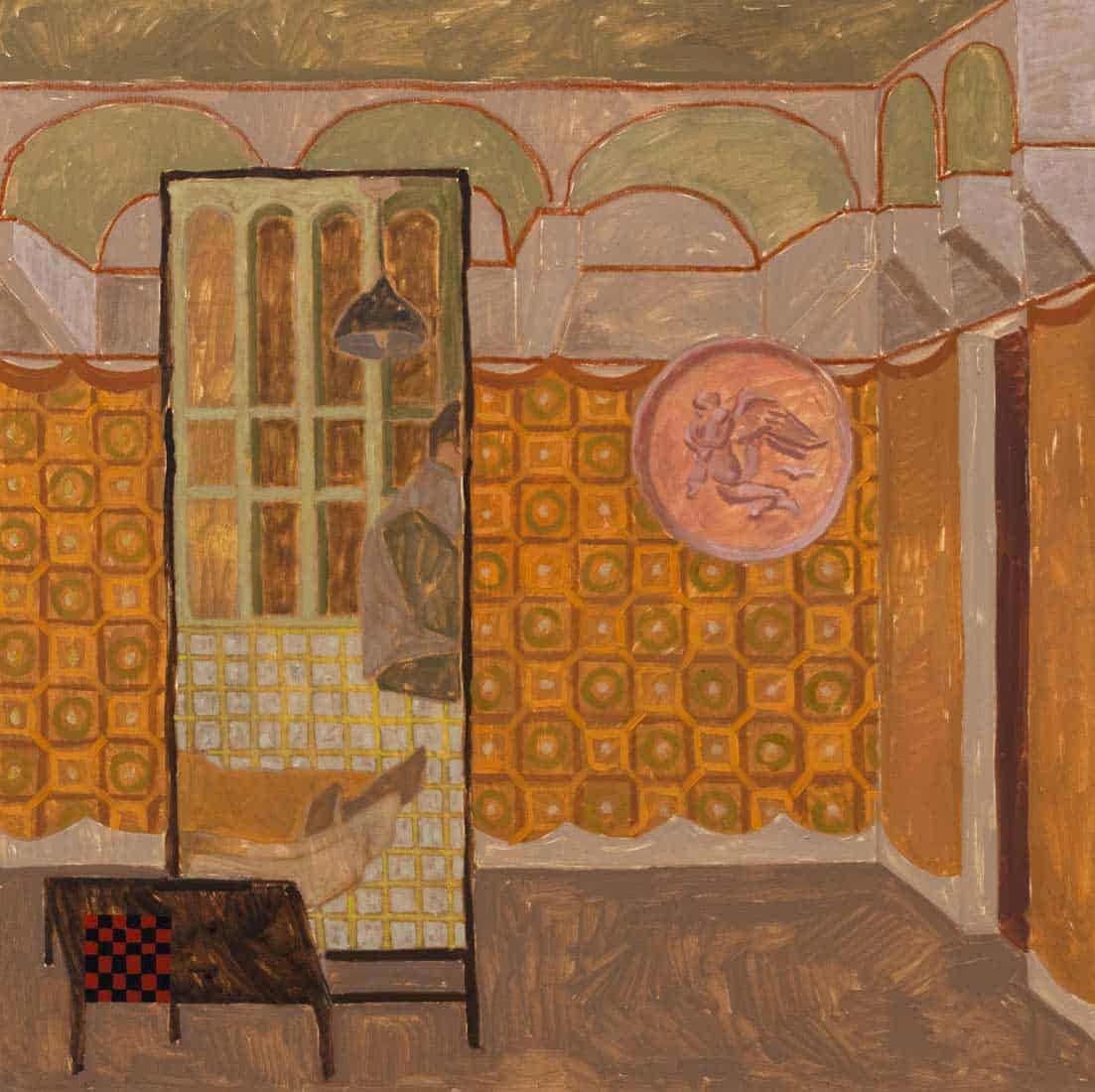 Folding Screen, 2026, Oil on canvas, Huxley-Parlour