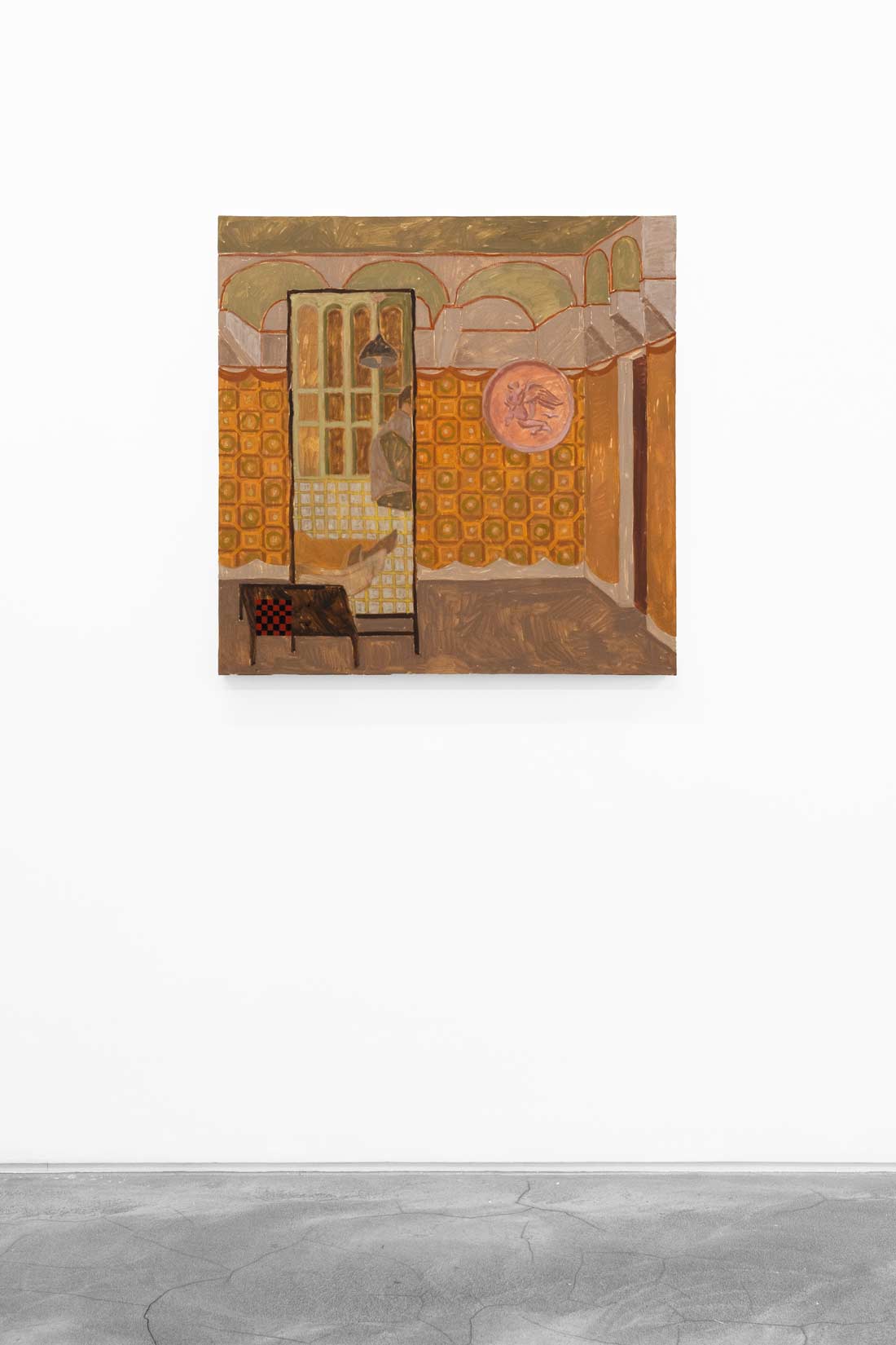 Folding Screen, 2026, Oil on canvas, Huxley-Parlour