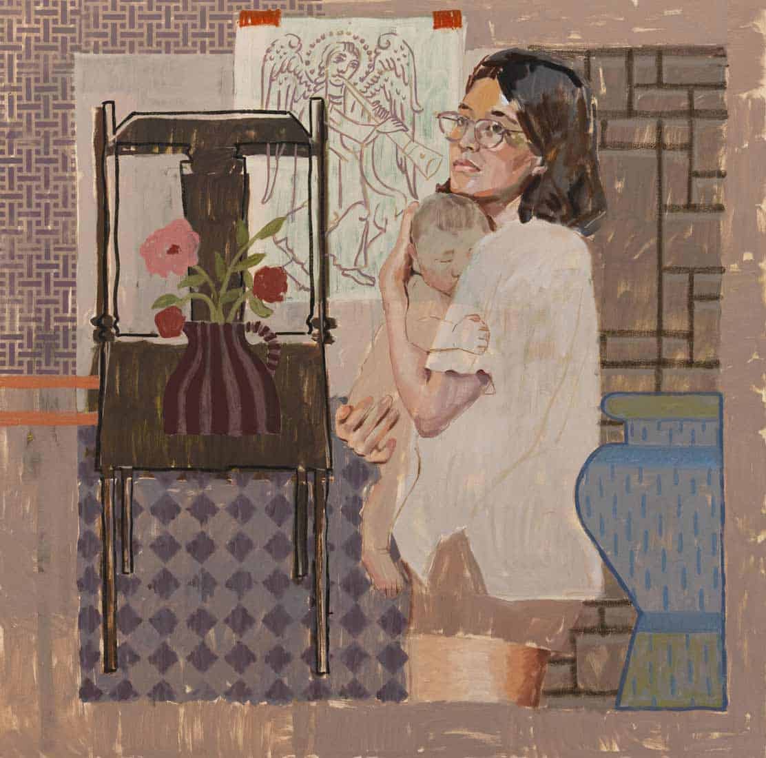 Held _ Holding, 2026, Oil on canvas, Huxley-Parlour