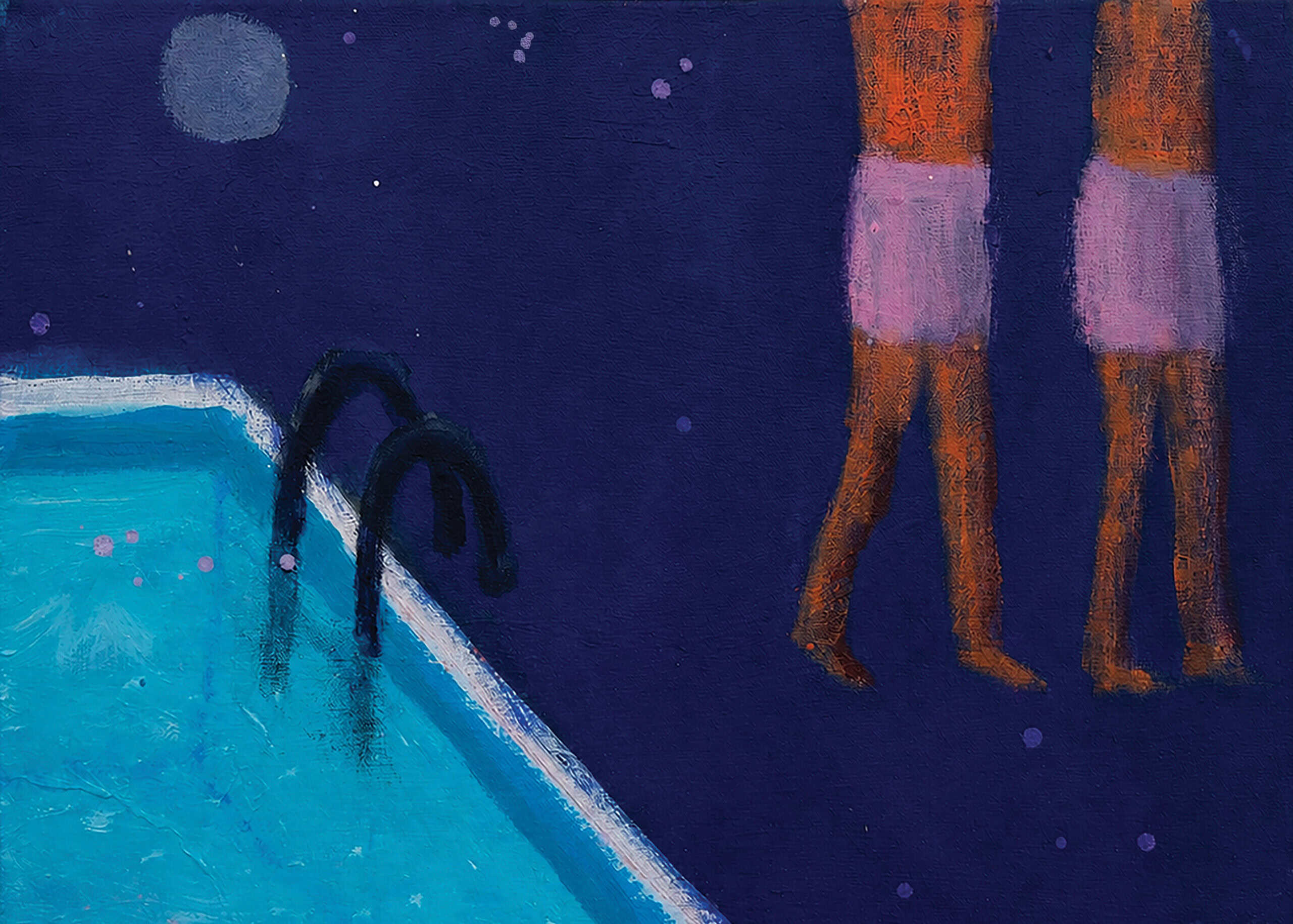 Banner image - Katherine Bradford, Legs by the Pool, 2025, Acrylic on canvas, Huxley-Parlour