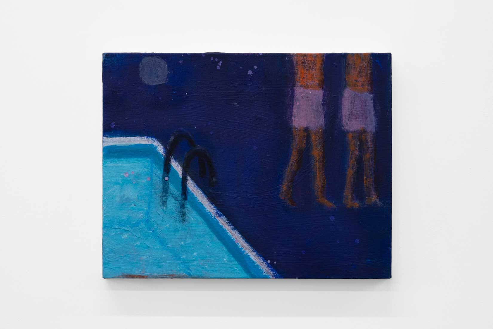 Katherine Bradford, Legs by the Pool, 2025, Acrylic on canvas, Huxley-Parlour