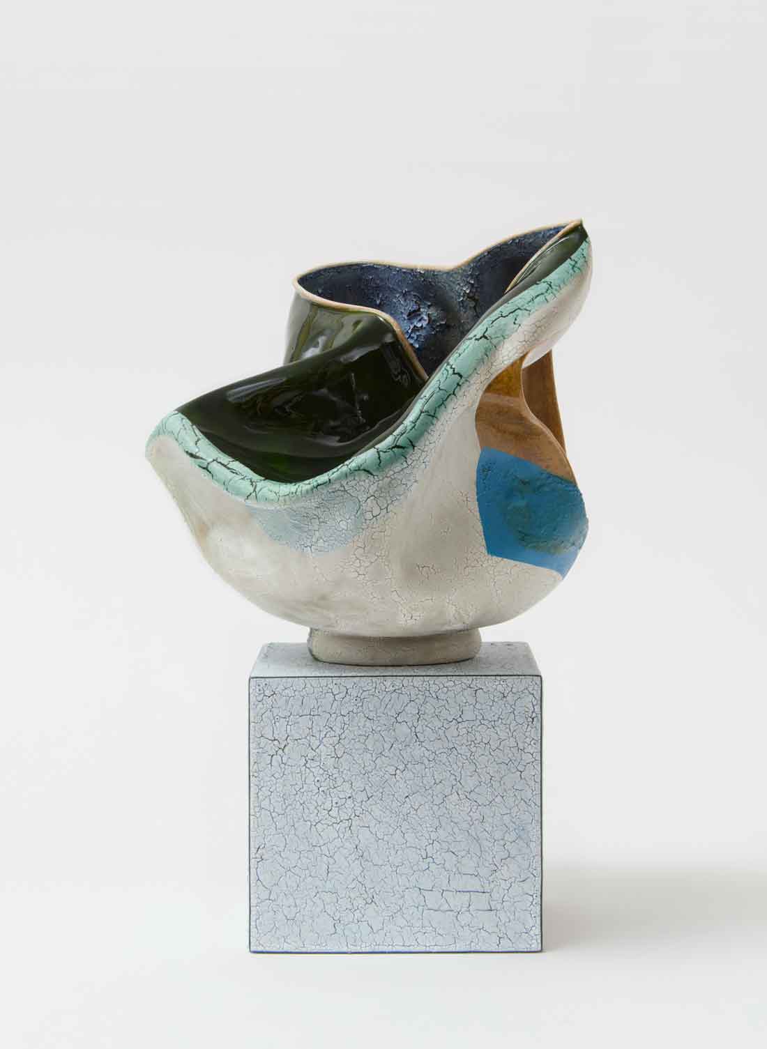 Kathy Butterly, Ecotone, 2025, Porcelain, earthenware, glaze, Huxley-Parlour