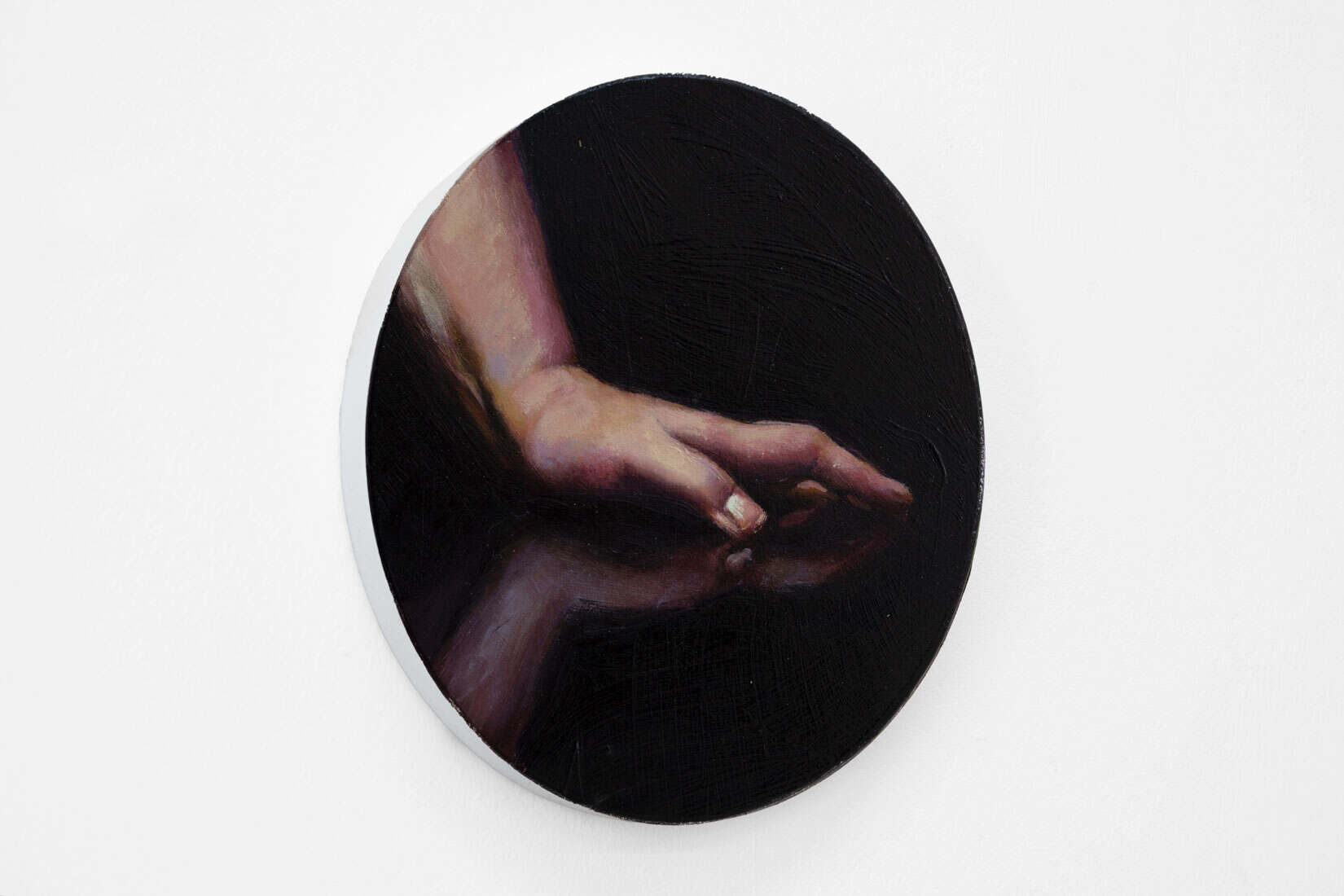 Lydia Pettit, Grounding, 2026, Oil on wood panel, Huxley-Parlour