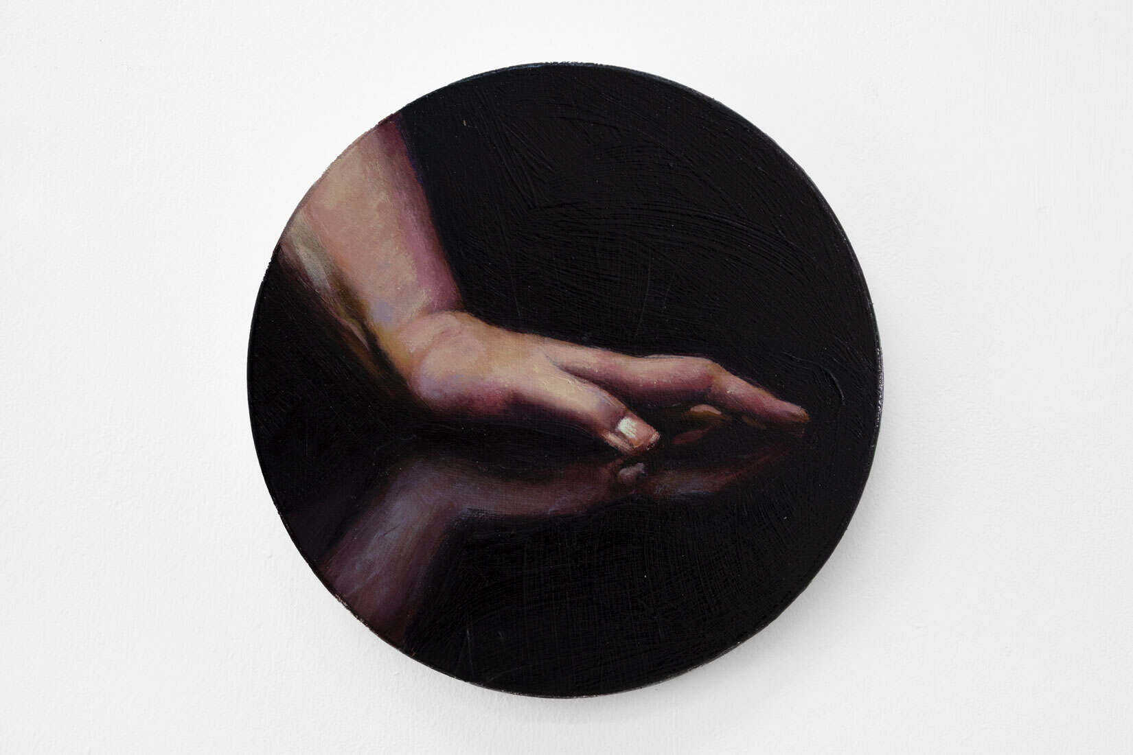 Lydia Pettit, Grounding, 2026, Oil on wood panel, Huxley-Parlour