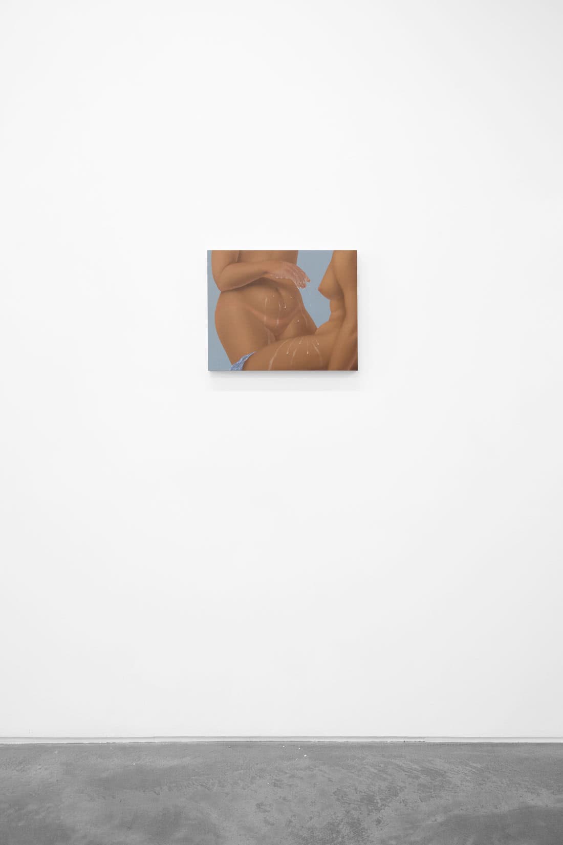 Natalia Gonzalez Martín, Se Va con Agua, 2025, Oil on panel, Huxley-Parlour