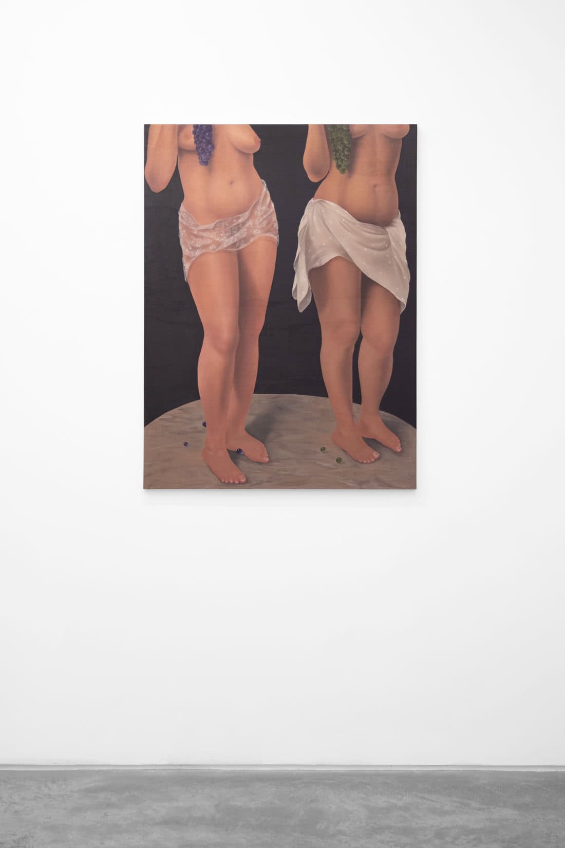 Natalia Gonzalez Martín, We Have Crowns Which Your Eyes Cannot See, 2024, Oil on panel, Huxley-Parlour