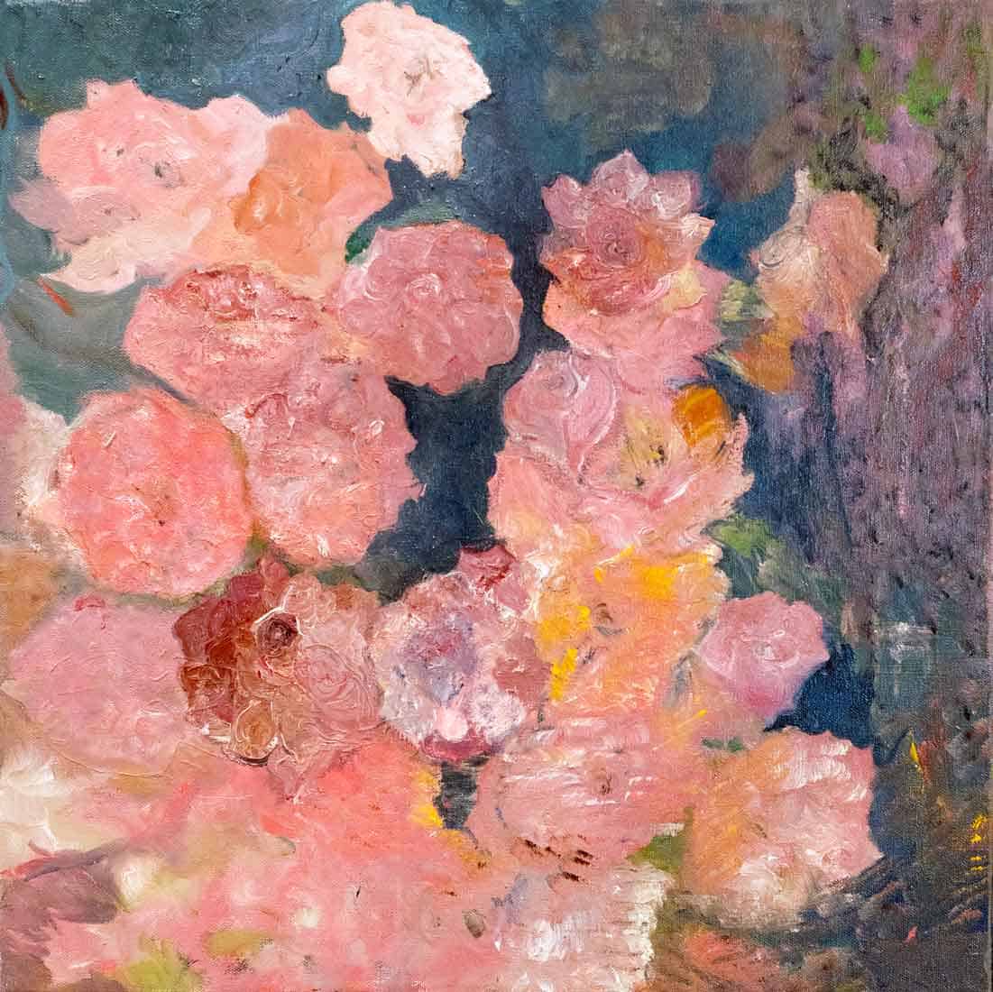Simi Stone, Folklore Flowers, 2026, Oil on canvas, Huxley-Parlour