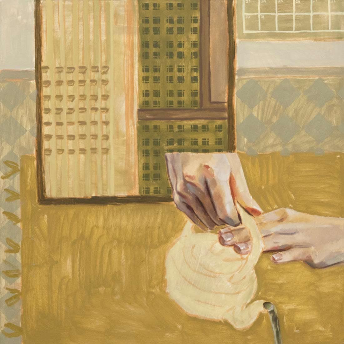 Teapot in Green, 2025, Oil on linen, Huxley-Parlour
