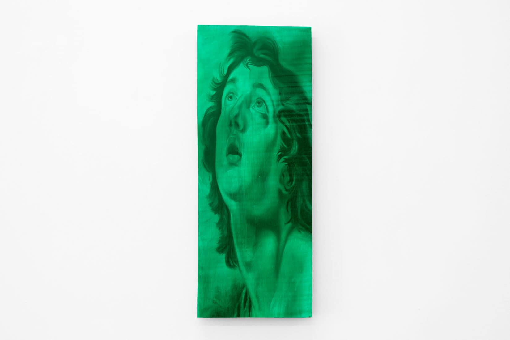 Ugo Sebastiao, Sample I & II, 2025, Two panels of oil and gesso on wood mounted to aluminium, Huxley-Parlour