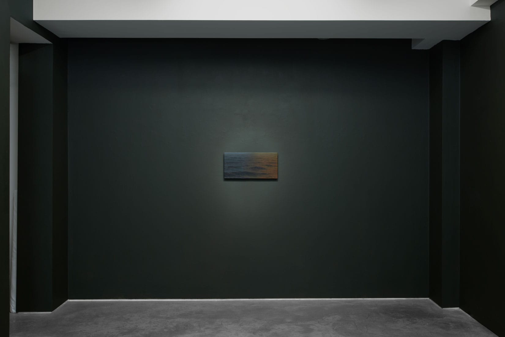 Install of Sarah Schlesinger exhibition 'Sight Line' at Huxley-Parlour gallery.