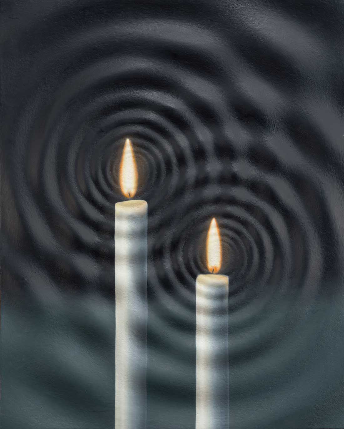 Emily Weiner, Luminous Pause (Two Candles), 2026